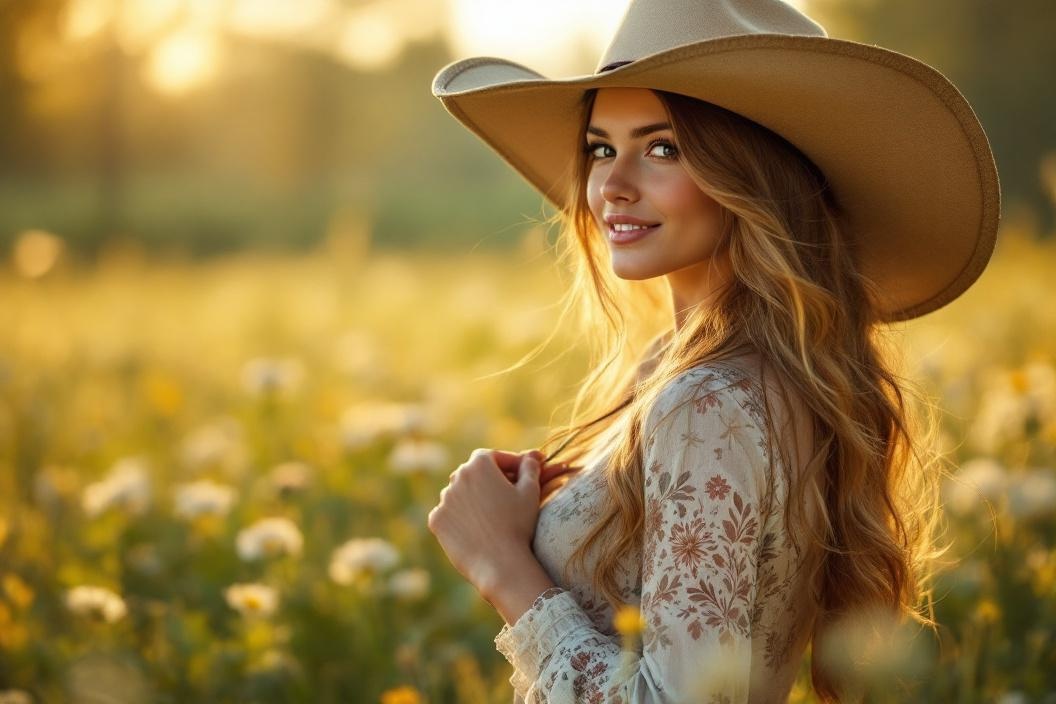 Natural Beautiful Country Woman Natural Beautiful Country Woman